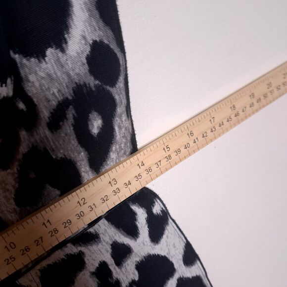 Ann Taylor Leopard Animal Print Silk Sleeveless Sheath Dress 0P 0 Petite - Picture 9 of 10